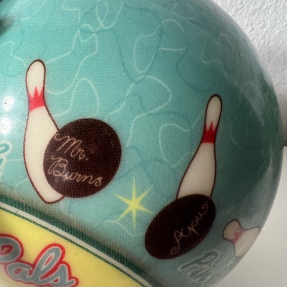 Vintage RARE Simpsons 400th Episode Collectors Edition Bowling Ball Viz A Ball - Picture 14 of 16